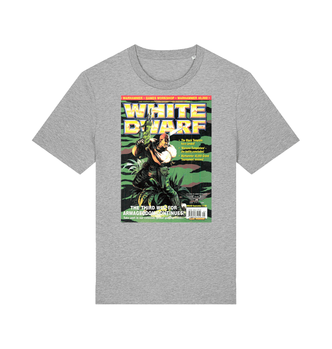 Heather Grey Printed T-shirt Front